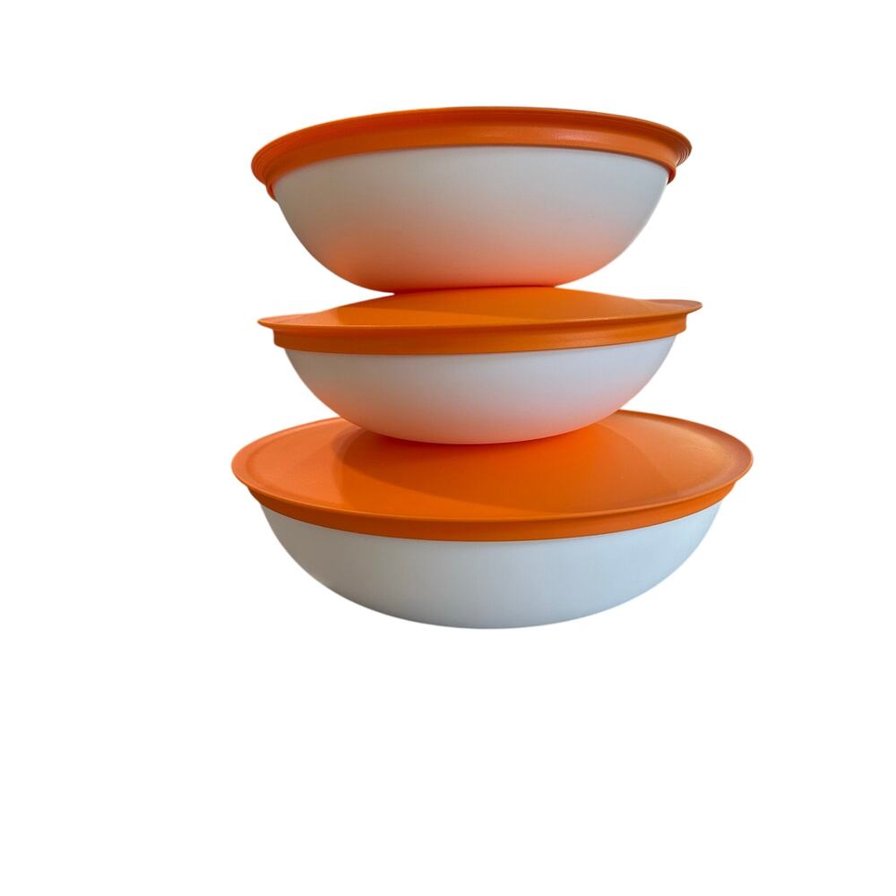 Original Tupperware Brand Allegra Radiance Serving Bowl Set